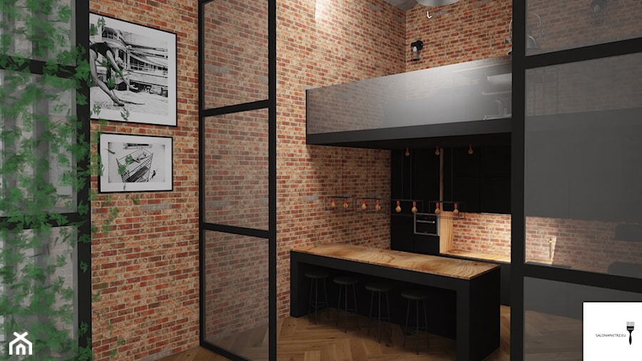Loft - Kuchnia, styl industrialny - zdjęcie od salonwnetrz.eu
