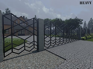 Projekt ogrodzenia, bramy - zdjęcie od Heavy Art