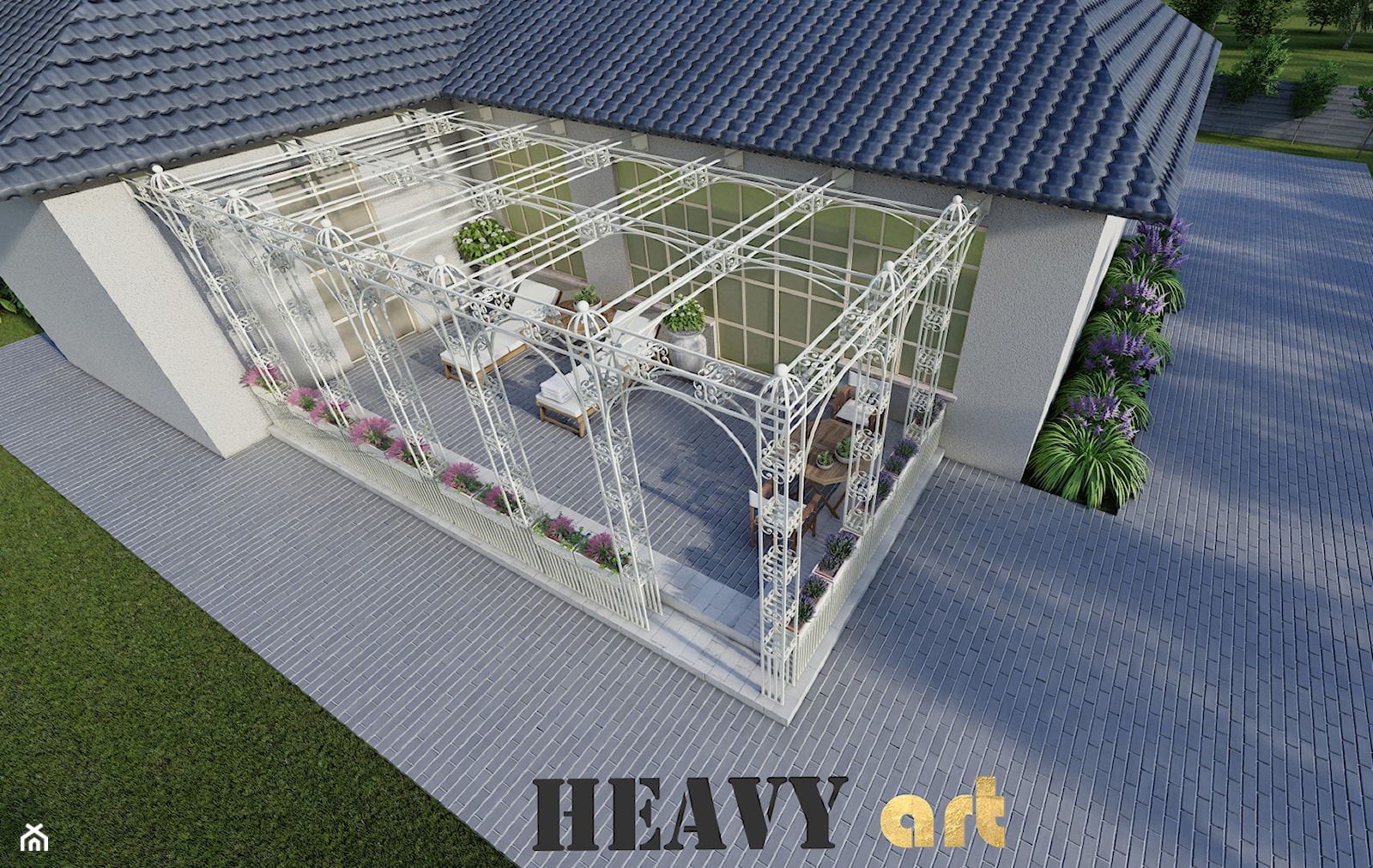 Altana ogrodowa - zdjęcie od Heavy Art - Homebook