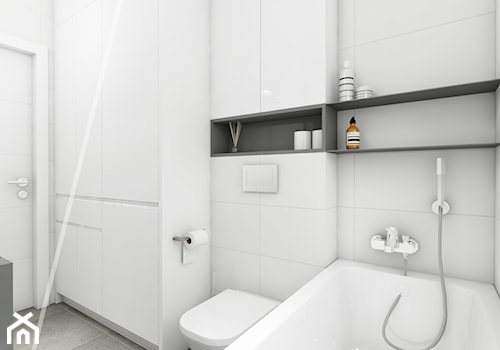 projekt łazienki gościnnej - zdjęcie od AAW studio