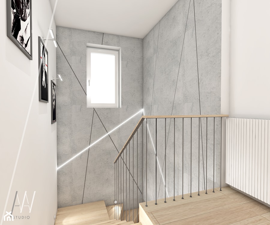 projekt klatki schodowej - zdjęcie od AAW studio