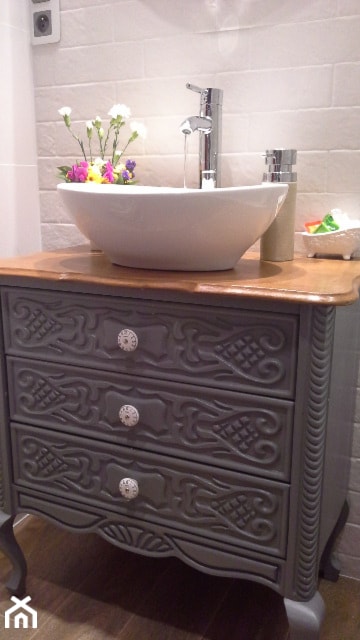 Szafka komoda pod umywalkę dostosowana wysokością,od podłogi do rantu umywalki ok.86cm - zdjęcie od alicja nowa - Homebook