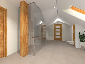 łazienka poddasze - Jadalnia, styl tradycyjny - zdjęcie od StudioAdapt