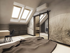 dom świerkowy - Sypialnia, styl nowoczesny - zdjęcie od archi.GO! pracownia projektowa