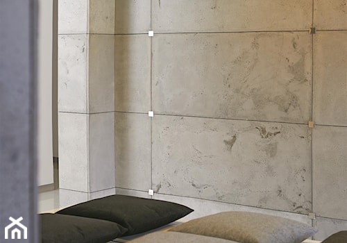 Dom pod Częstochową 1 - Mały szary hol / przedpokój, styl minimalistyczny - zdjęcie od MINIMOO Architektura Wnętrz