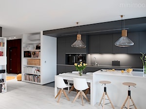 Apartament w Krakowie 2 - Kuchnia, styl minimalistyczny - zdjęcie od MINIMOO Architektura Wnętrz