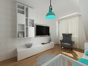 projekt domu jednorodzinnego - Pokój dziecka, styl skandynawski - zdjęcie od MooNooDesign