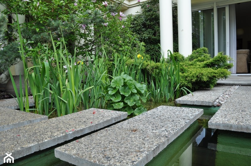ogród z oczkiem wodnym - zdjęcie od Zielona Przystań