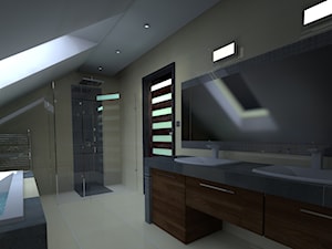 łazienka na poddaszu - Łazienka, styl nowoczesny - zdjęcie od katarzyna-heydrich