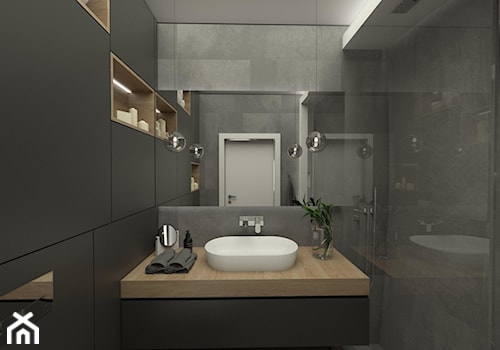 Luksusowe wnętrza - Mała bez okna łazienka, styl tradycyjny - zdjęcie od EMC&partners