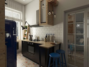 Mieszkanie w kamienicy - Kuchnia, styl vintage - zdjęcie od EMC&partners