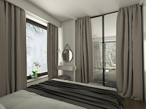 Luksusowe wnętrza - Duża beżowa sypialnia z balkonem / tarasem, styl tradycyjny - zdjęcie od EMC&partners