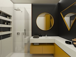 Nowoczesne wnętrza - Mała średnia bez okna łazienka, styl nowoczesny - zdjęcie od EMC&partners