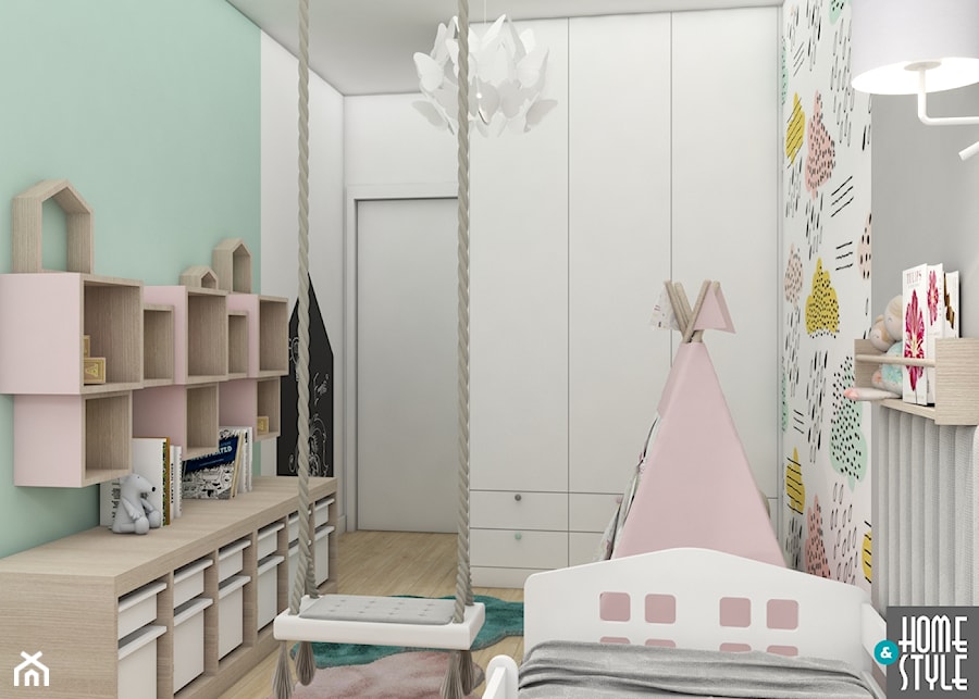Pokój dziewczynki z elementami Ikea - zdjęcie od HOME & STYLE Katarzyna Rohde