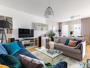 REALIZACJA apartamentu z klimatem - Salon - zdjęcie od HOME & STYLE Katarzyna Rohde