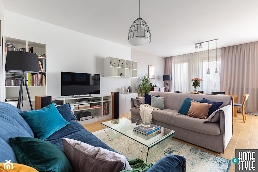 REALIZACJA apartamentu z klimatem - Salon - zdjęcie od HOME & STYLE Katarzyna Rohde