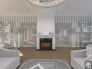 Dom w stylu nowoczesnej klasyki - Salon - zdjęcie od HOME & STYLE Katarzyna Rohde