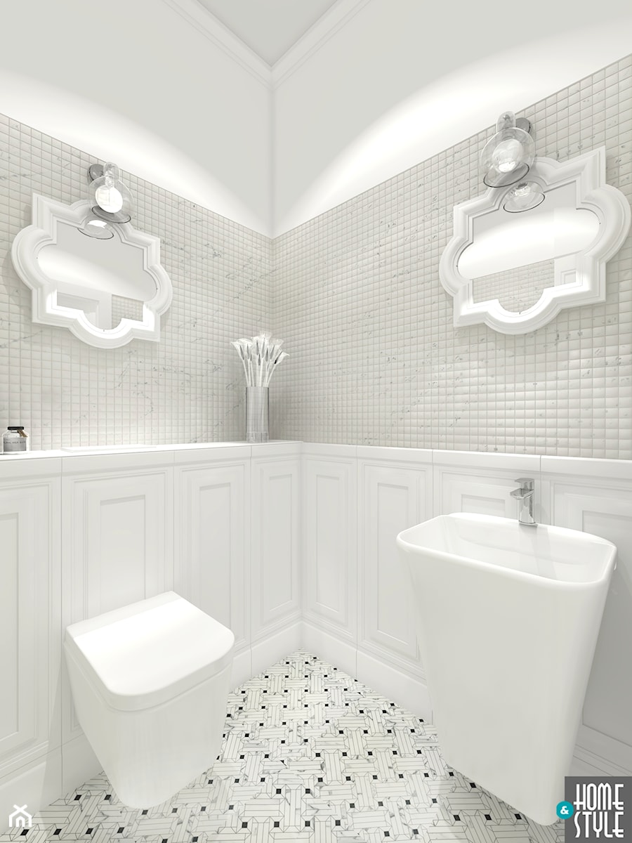 Dom w stylu nowoczesnej klasyki - Średnia łazienka, styl tradycyjny - zdjęcie od HOME & STYLE Katarzyna Rohde