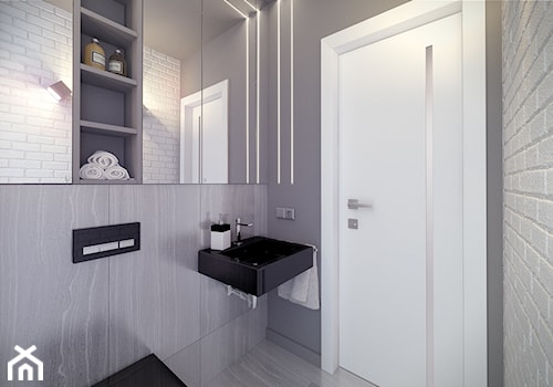 Dom pod Warszawą - Mała łazienka, styl nowoczesny - zdjęcie od HOME & STYLE Katarzyna Rohde
