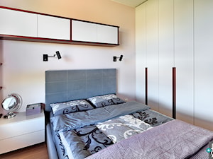 REALIZACJA mieszkania z przyrodą w tle - Sypialnia, styl nowoczesny - zdjęcie od HOME & STYLE Katarzyna Rohde