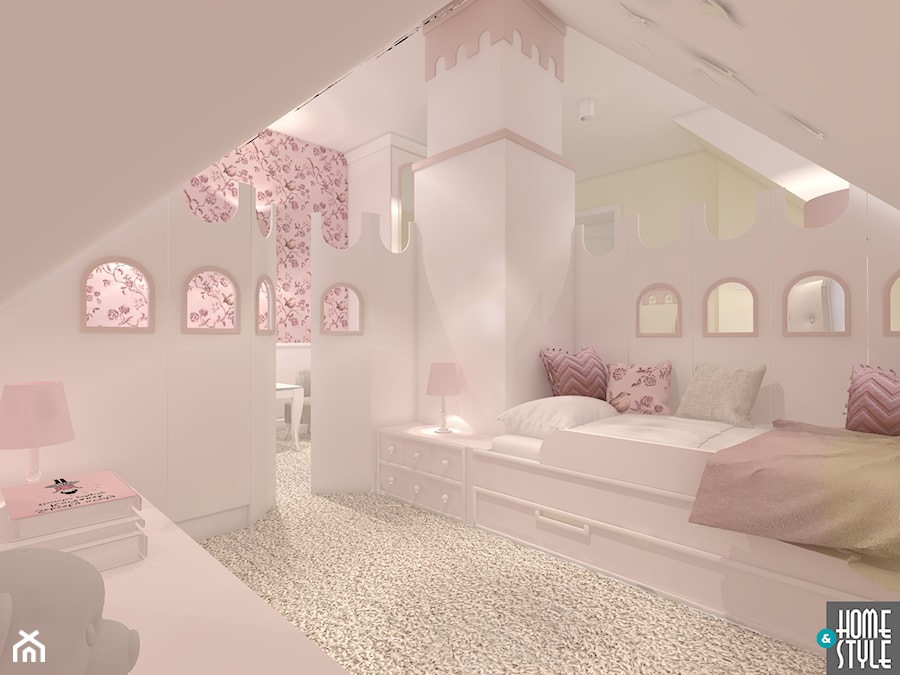 Dom w stylu nowoczesnej klasyki - Średni biały pokój dziecka dla nastolatka dla dziewczynki, styl tradycyjny - zdjęcie od HOME & STYLE Katarzyna Rohde