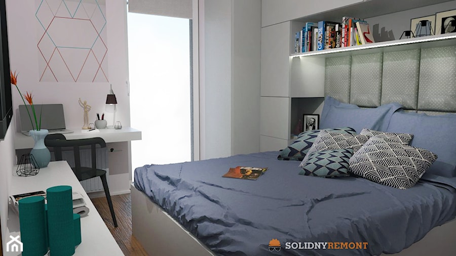 projekt mieszkania - Sypialnia, styl nowoczesny - zdjęcie od Vitrum System