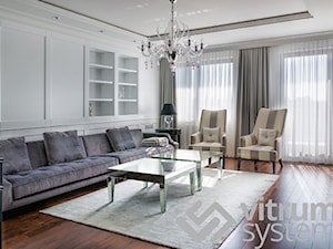 exkluzywny apartament - Salon, styl glamour - zdjęcie od Vitrum System