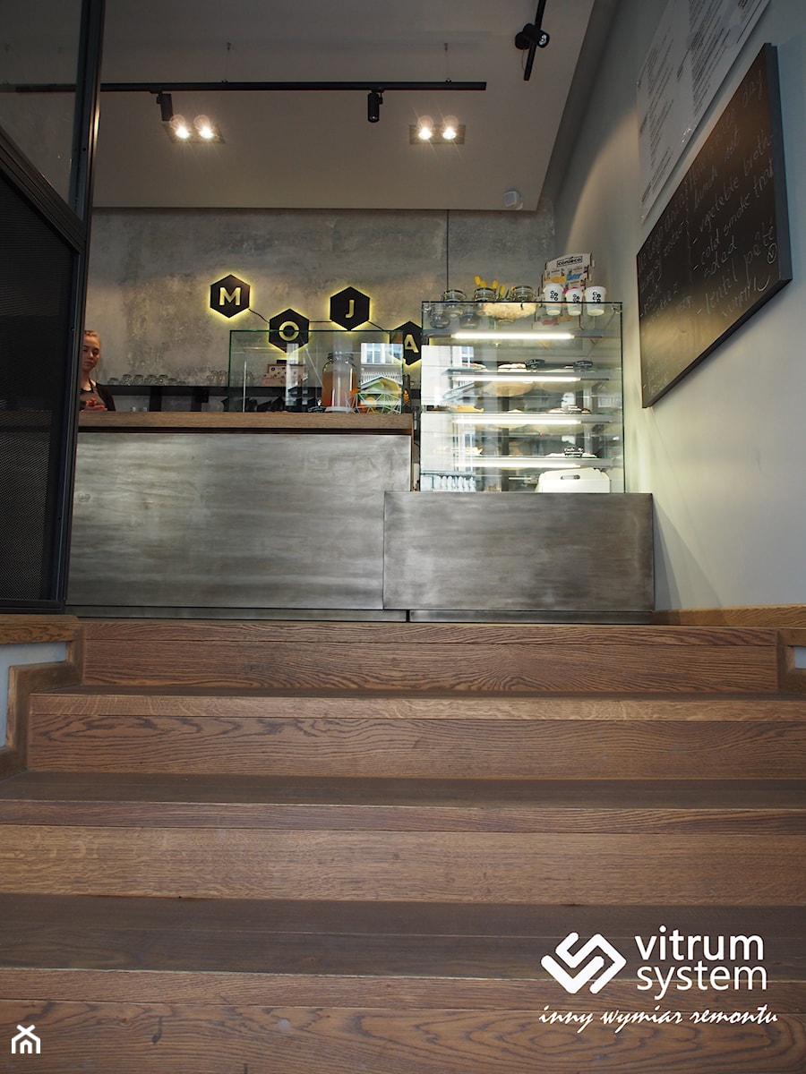 kawiarnia - Wnętrza publiczne, styl industrialny - zdjęcie od Vitrum System