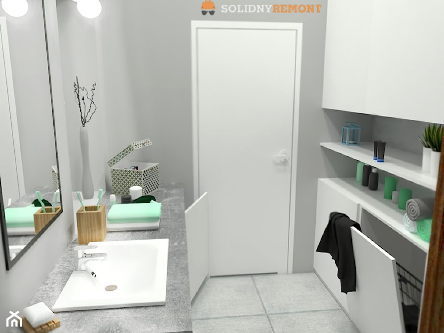 taras przerobiony na łazienkę - Łazienka, styl industrialny - zdjęcie od Vitrum System