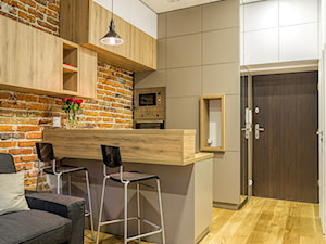 małe mieszkanie w starej kamienicy - Kuchnia, styl nowoczesny - zdjęcie od Vitrum System