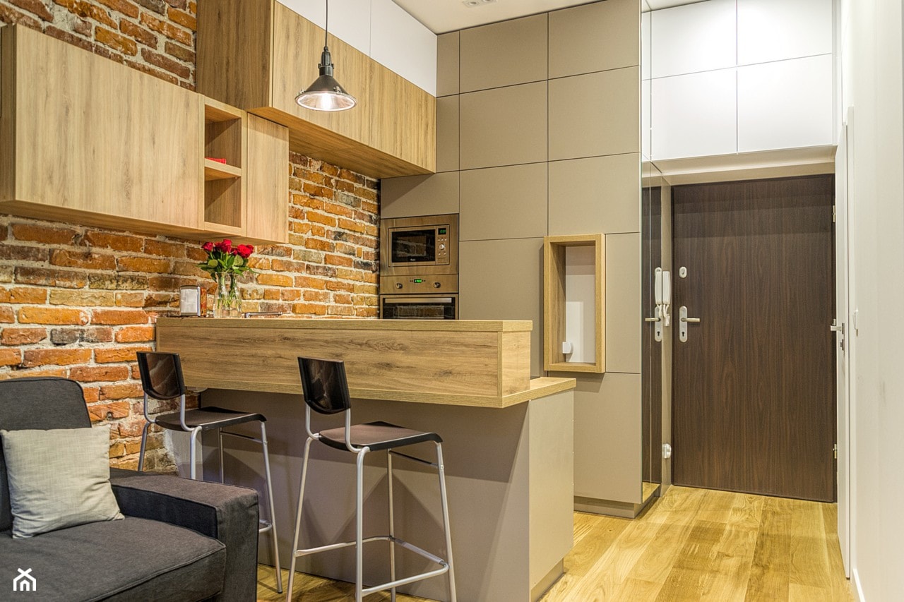 małe mieszkanie w starej kamienicy - Kuchnia, styl nowoczesny - zdjęcie od Vitrum System - Homebook