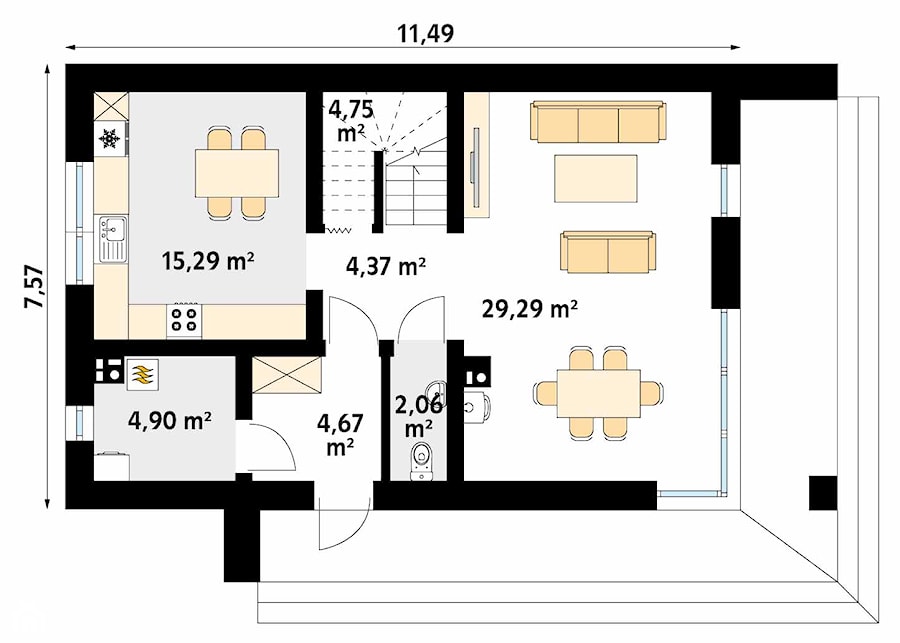 Projekt domu Malutki 5 - zdjęcie od DOMY w Stylu Projekty domów