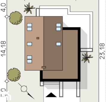 Aranżacje wnętrz - Domy: Projekt domu Antara - DOMY w Stylu Projekty domów. Przeglądaj, dodawaj i zapisuj najlepsze zdjęcia, pomysły i inspiracje designerskie. W bazie mamy już prawie milion fotografii!