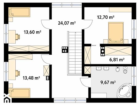 Aranżacje wnętrz - Domy: Pojekt domu Jagodowy dr-S - DOMY w Stylu Projekty domów. Przeglądaj, dodawaj i zapisuj najlepsze zdjęcia, pomysły i inspiracje designerskie. W bazie mamy już prawie milion fotografii!