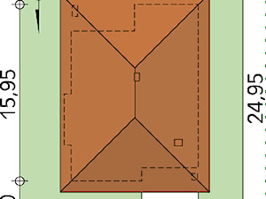 Projekt domu Aster - usytuowanie na działce - zdjęcie od DOMY w Stylu Projekty domów