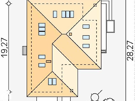 Aranżacje wnętrz - Domy: Projekt domu Ariel 7 - DOMY w Stylu Projekty domów. Przeglądaj, dodawaj i zapisuj najlepsze zdjęcia, pomysły i inspiracje designerskie. W bazie mamy już prawie milion fotografii!