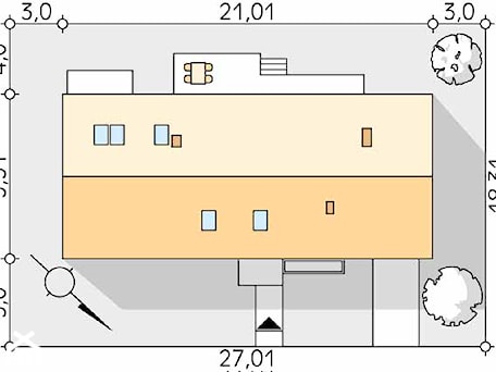 Aranżacje wnętrz - Domy: Projekt domu Jemioła 3 - DOMY w Stylu Projekty domów. Przeglądaj, dodawaj i zapisuj najlepsze zdjęcia, pomysły i inspiracje designerskie. W bazie mamy już prawie milion fotografii!