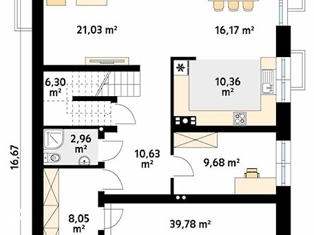 Aranżacje wnętrz - Domy: Projekt odmu Amarylis 7 - rzut parteru - DOMY w Stylu Projekty domów. Przeglądaj, dodawaj i zapisuj najlepsze zdjęcia, pomysły i inspiracje designerskie. W bazie mamy już prawie milion fotografii!