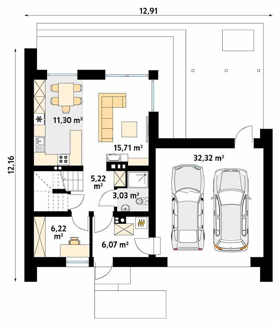 Projekt domu Malutki 6 - zdjęcie od DOMY w Stylu Projekty domów - Homebook