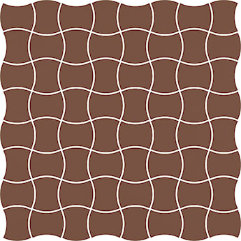 MODERNIZM BROWN MOZAIKA PRASOWANA K.3,6X4,4 30,86X30,86 G1