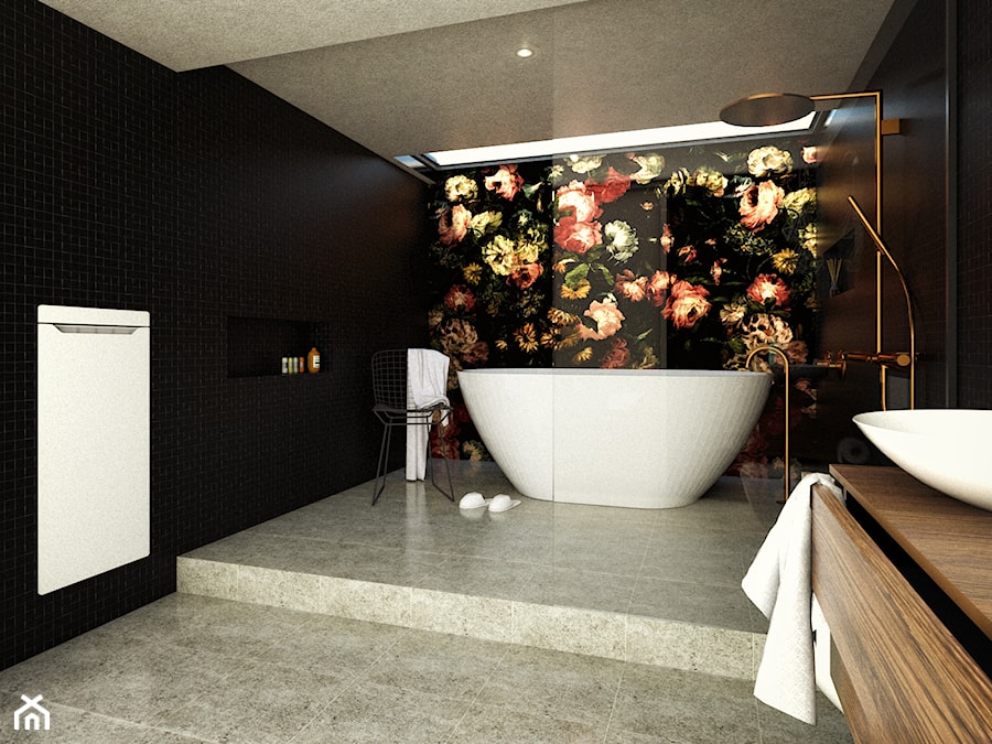 #AKCJAINSPIRACJA - Średnia bez okna z punktowym oświetleniem łazienka, styl nowoczesny - zdjęcie od Ceramika Paradyż