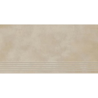 Tecniq Beige stopnica półpoler płytka podłogowa 29,8x59,8 cm