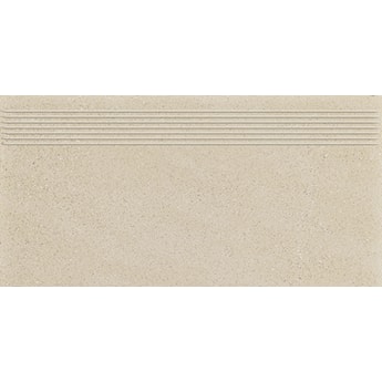 Duroteq Beige stopnica nacinana mat płytka podłogowa 29,8x59,8 cm