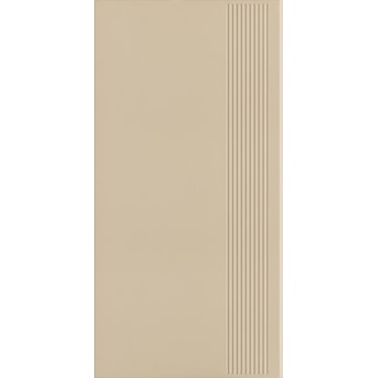 BAZO BEIGE STOPNICA PROSTA GRES MONOKOLOR MAT. 29,8X59,8 G1