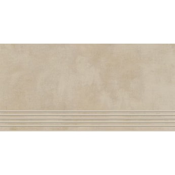 Tecniq Beige stopnica mat płytka podłogowa 29,8x59,8 cm