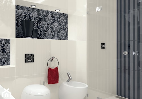 bellicita-purio - Średnia bez okna z punktowym oświetleniem łazienka, styl glamour - zdjęcie od Ceramika Paradyż