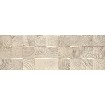 Daikiri Beige struktura Wood Kostki płytka ścienna 25x75 cm