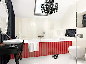 bellicita-purio - Średnia na poddaszu łazienka, styl glamour - zdjęcie od Ceramika Paradyż