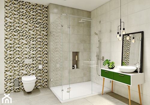 Enya - Duża łazienka, styl rustykalny - zdjęcie od Ceramika Paradyż