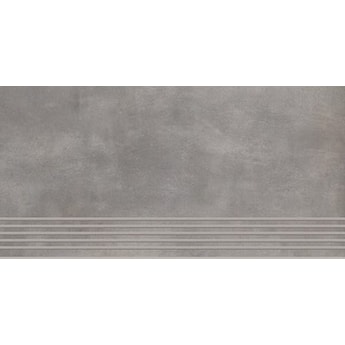 Tecniq Silver stopnica mat płytka podłogowa 29,8x59,8 cm